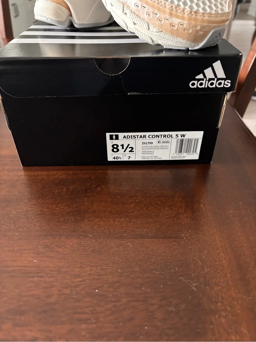 adidas Women's Running Shoes in White and Beige
